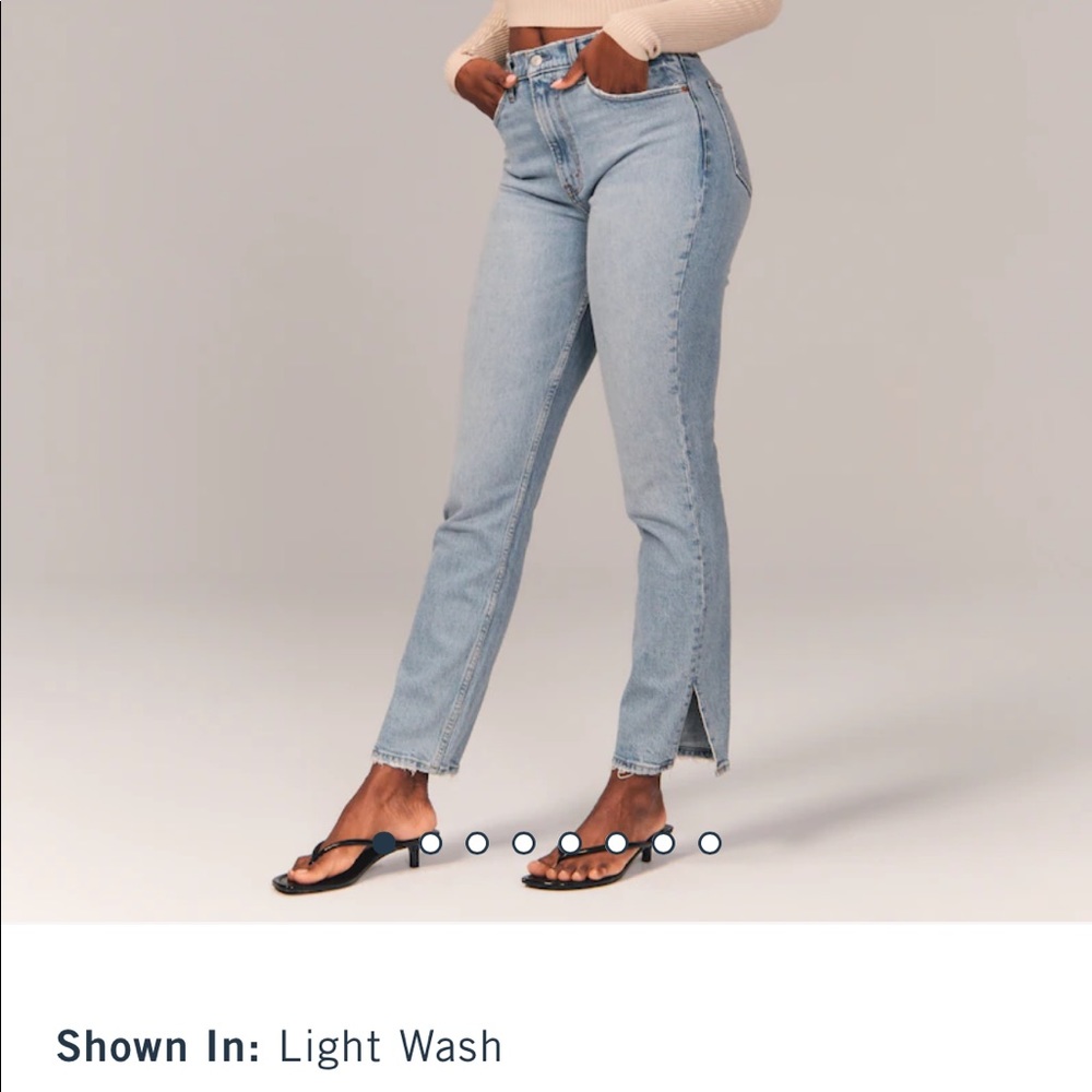 Abercrombie High Waisted jeans - trending!
